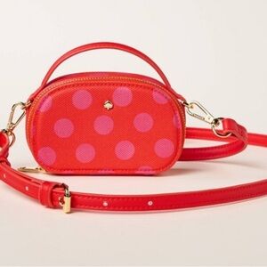 Kate Spade X Target Mini Red Polka Dot Crossbody Bag